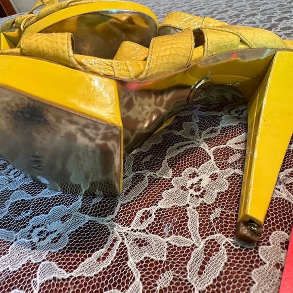 Bebe yellow platforms!! - Picture 4 of 6